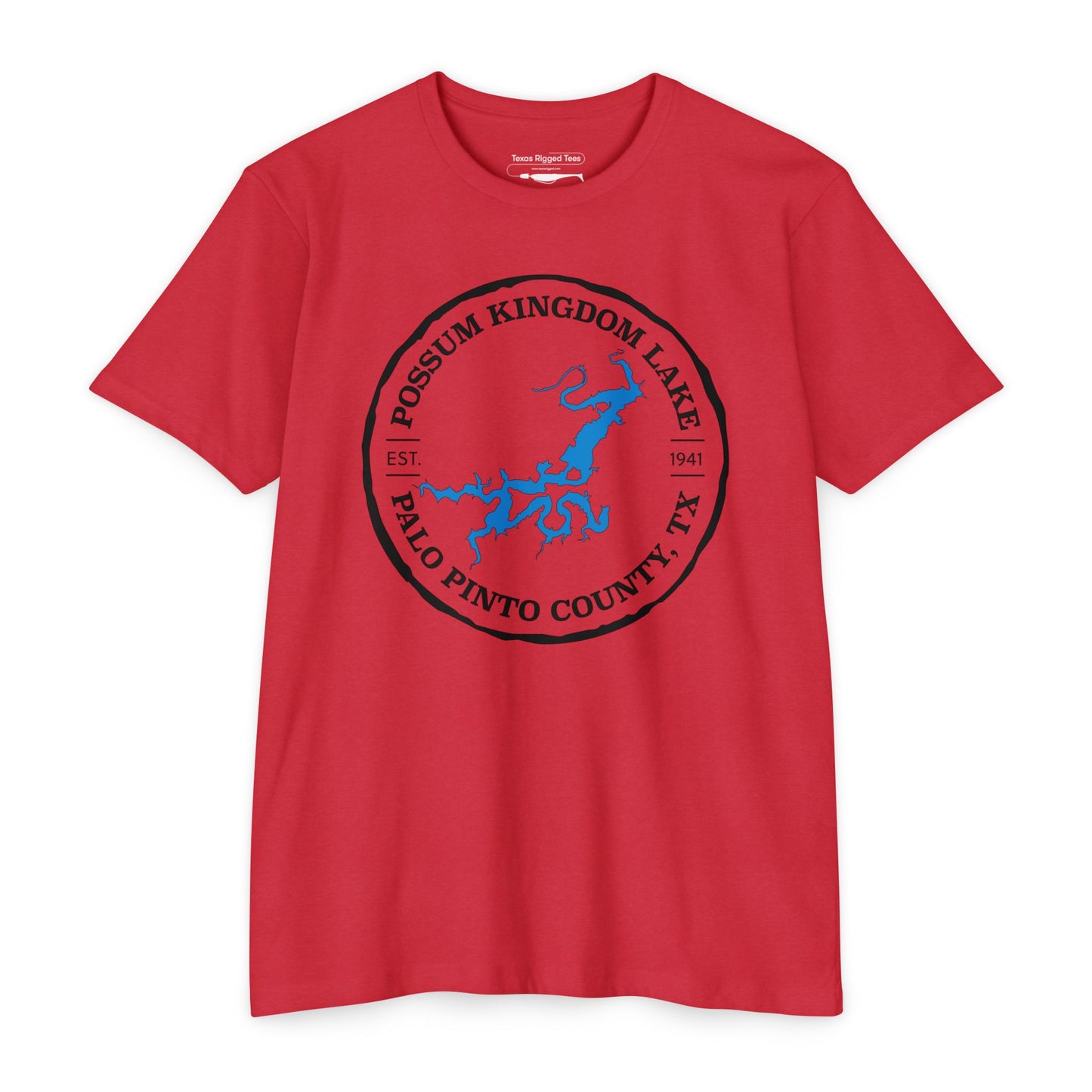 Possum Kingdom Lake — Unisex Cotton-Poly Blend T-Shirt