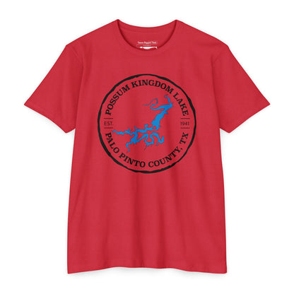 Possum Kingdom Lake — Unisex Cotton-Poly Blend T-Shirt