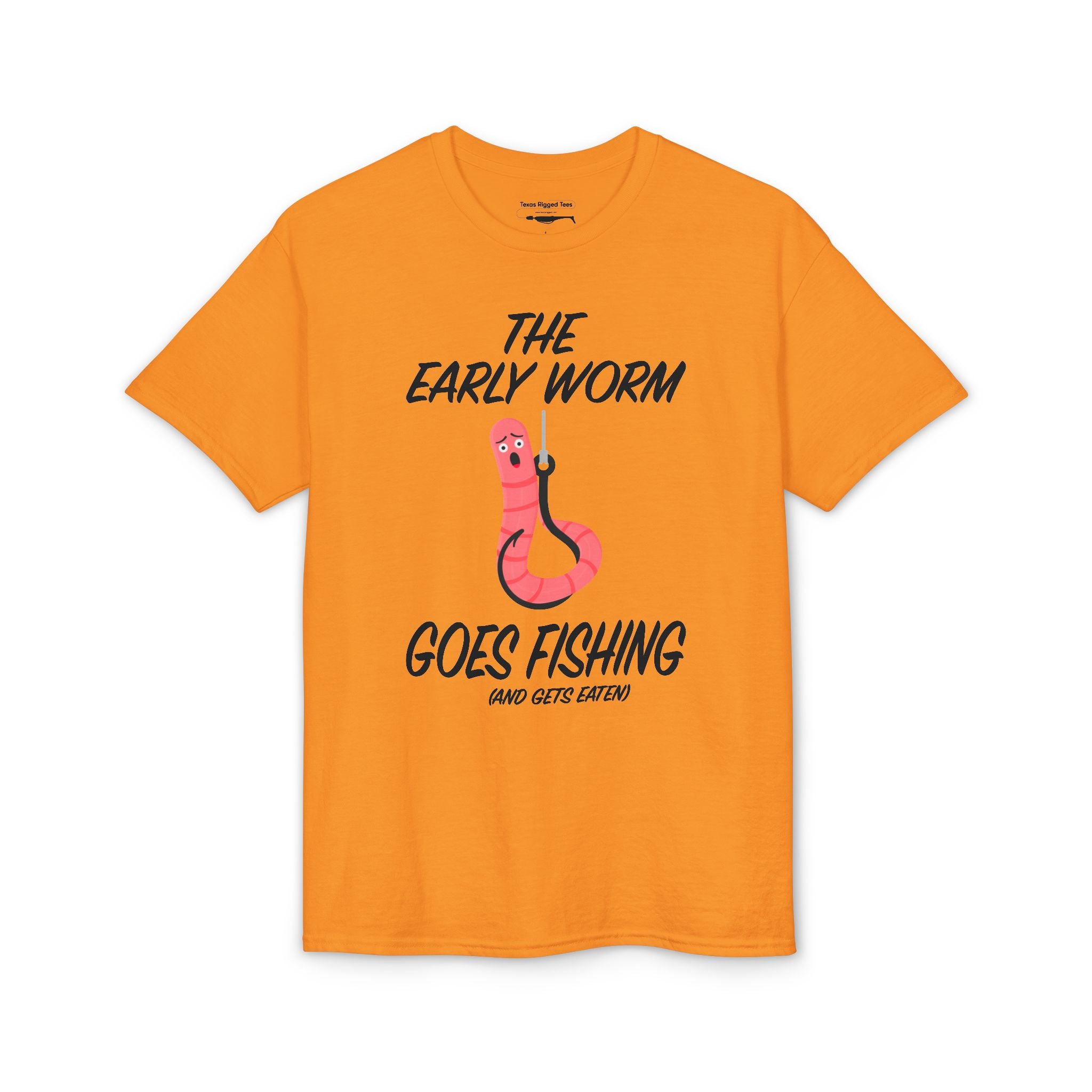 The Early Worm Goes Fishing (and Gets Eaten) — Unisex DryBlend® T-Shirt