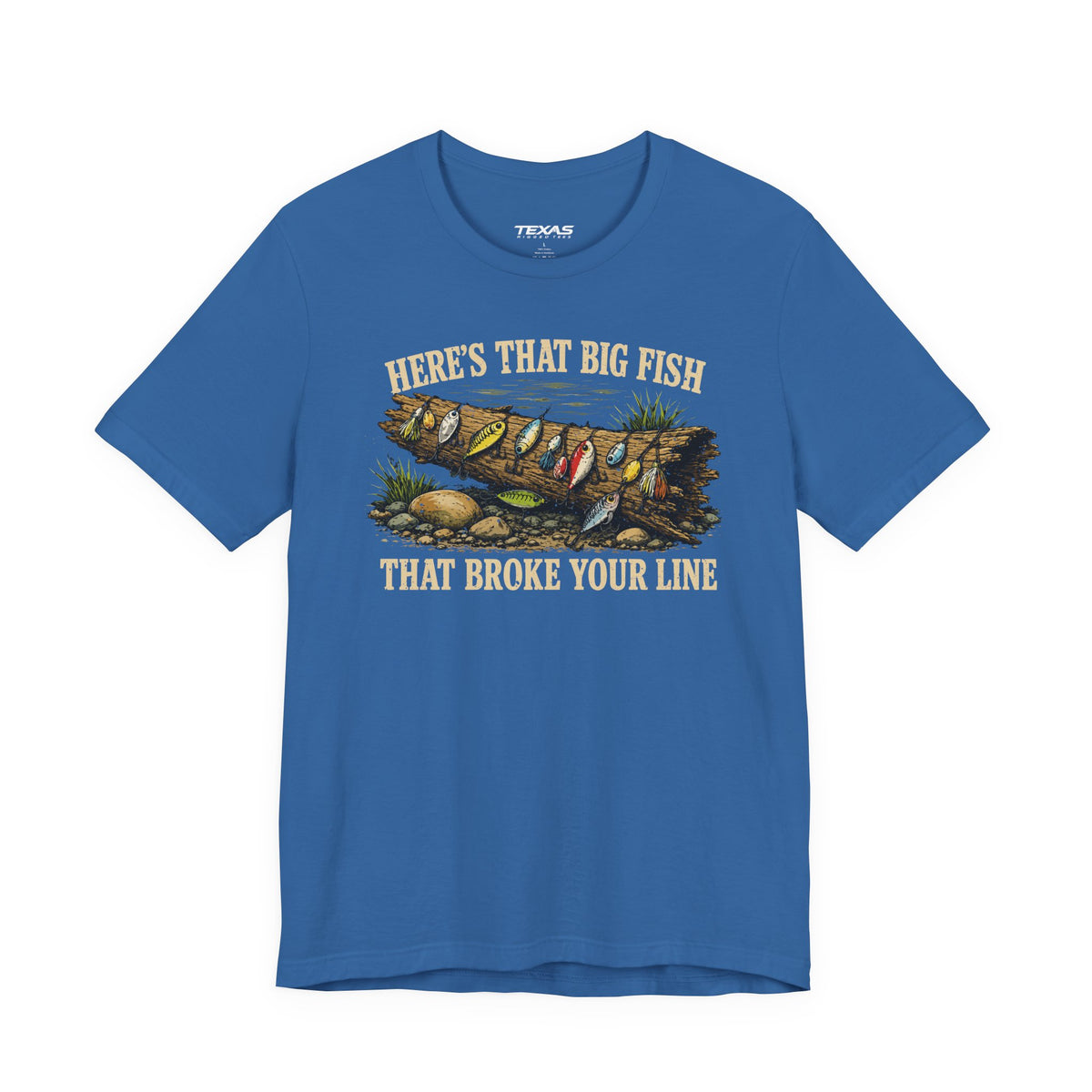 Here’s That Big Fish That Broke Your Line — Unisex Cotton Tee
