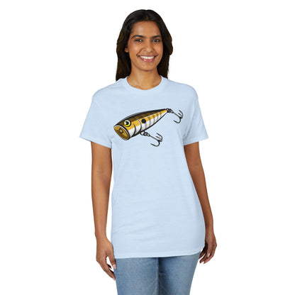 Topwater Popper Lure — Unisex DryBlend® T-Shirt
