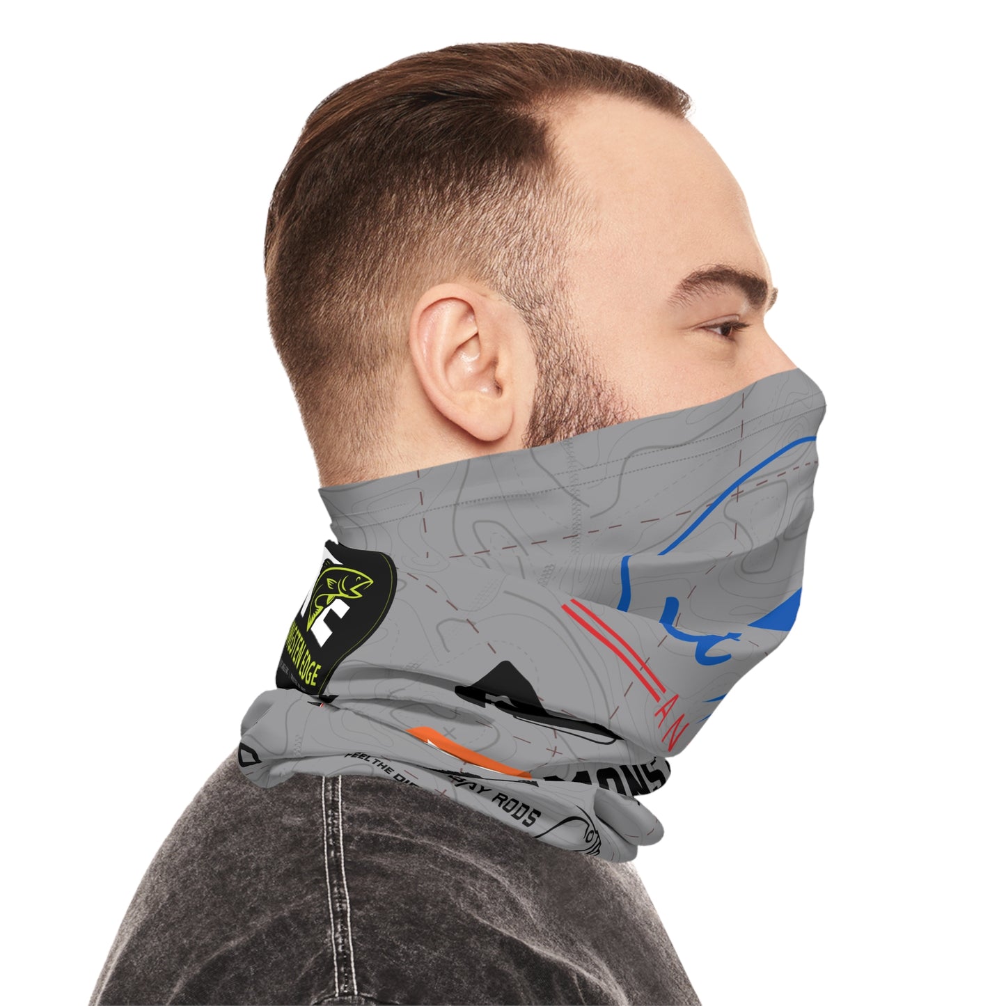 Dave Carrasco Medium Gray — Unisex Neck Gaiter (SPF 50+)