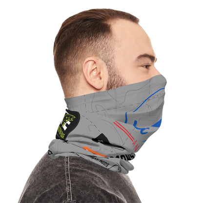 Dave Carrasco Medium Gray — Unisex Neck Gaiter (SPF 50+)