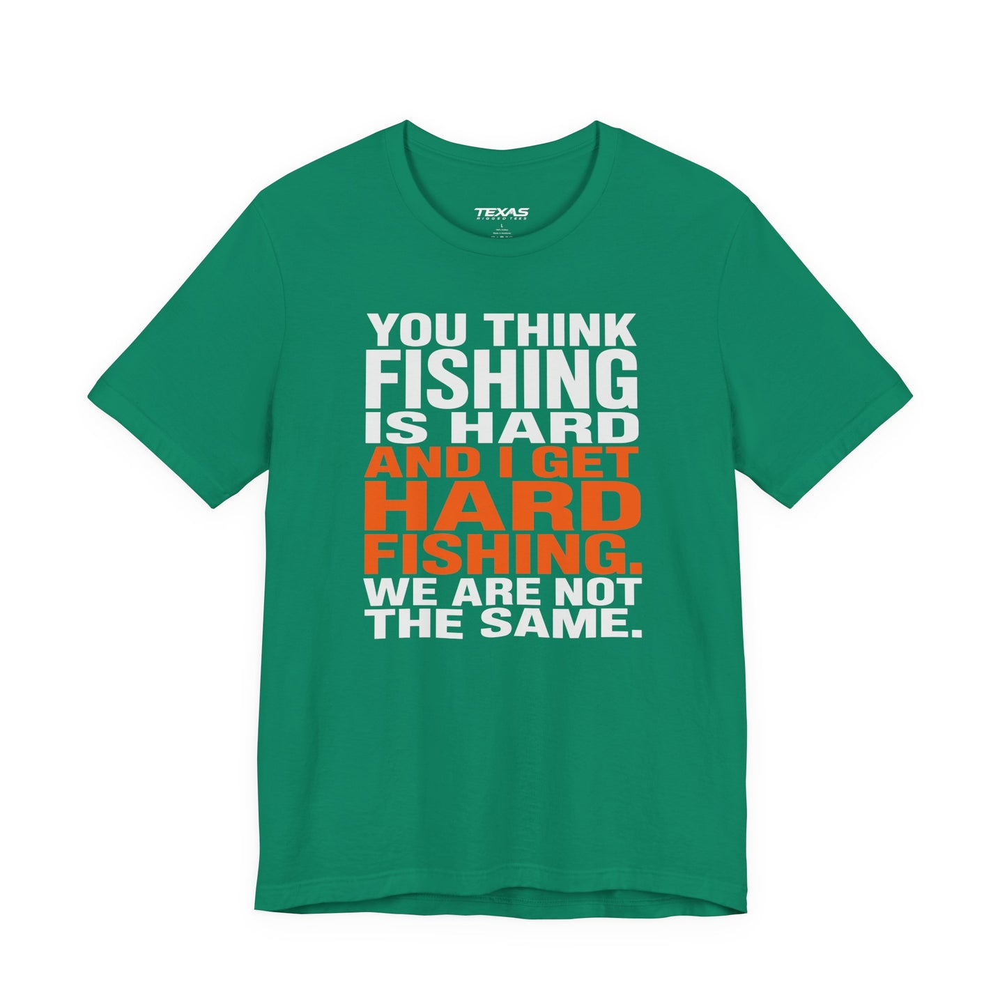 Hard Fishing — Unisex Cotton Tee