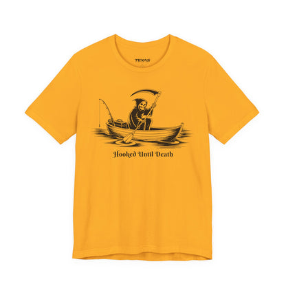 Hooked Until Death — Unisex Cotton Tee