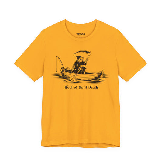 Hooked Until Death — Unisex Cotton Tee