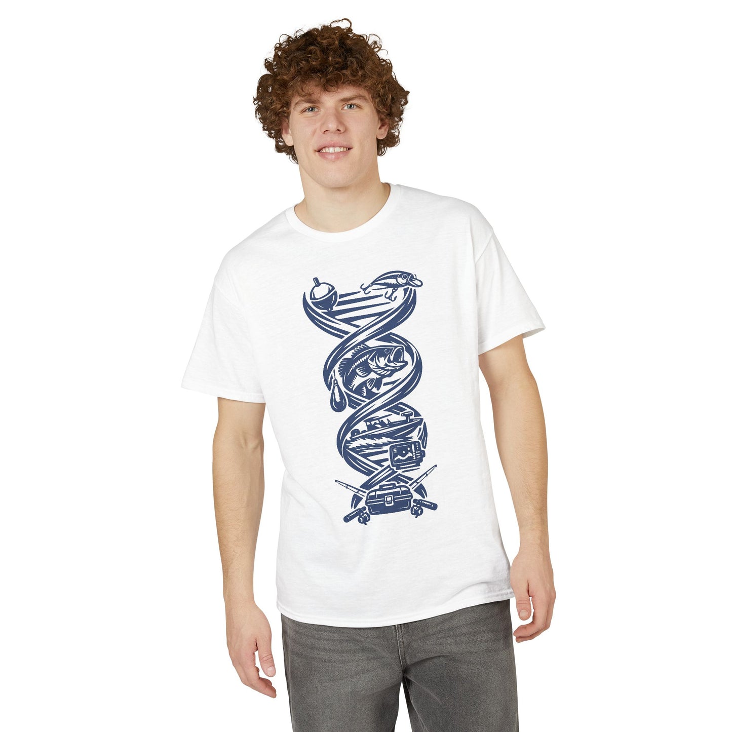 Fishing, It’s in My DNA — Unisex DryBlend® T-Shirt
