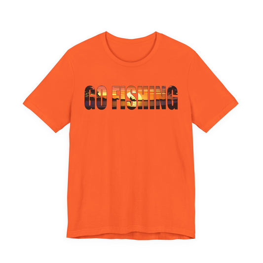 Go Fishing — Unisex Cotton Tee