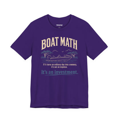 Boat Math — Unisex Cotton Tee