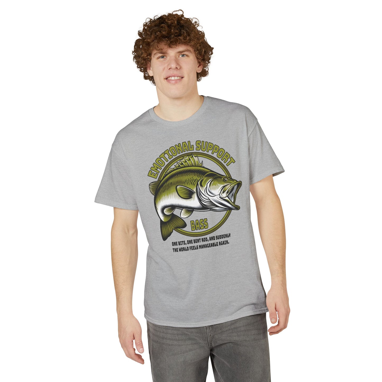 Emotional Support Bass — Unisex DryBlend® T-Shirt