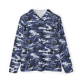 Blue Camo — Unisex Fishing Pullover Hoodie (SPF 50+)