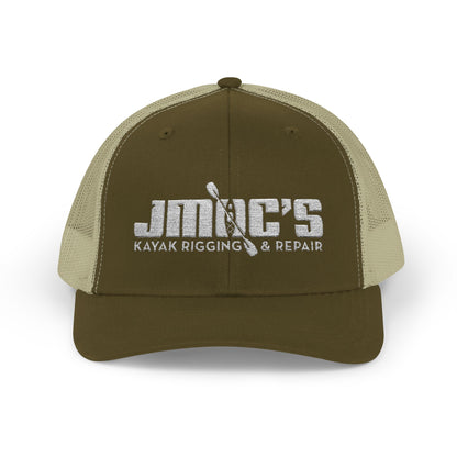 JMOC's Kayak Rigging & Repair (Light Logo) — Embroidered Baseball Cap