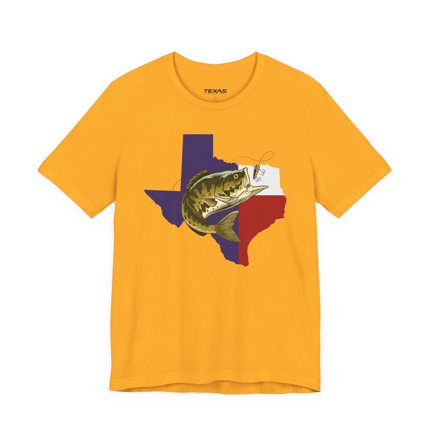 Texas Bass Fishing — Unisex Cotton Tee