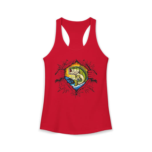 Fishing Is My Superpower — Women’s Racerback Tank