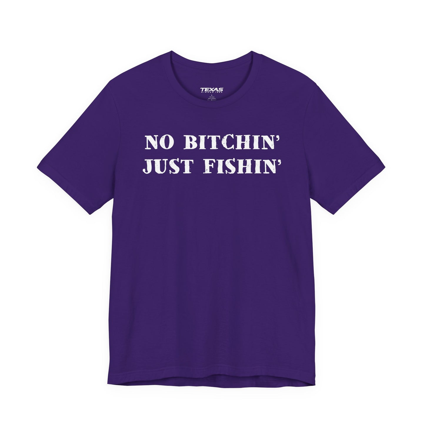 No Bitchin’, Just Fishin’ — Unisex Cotton Tee