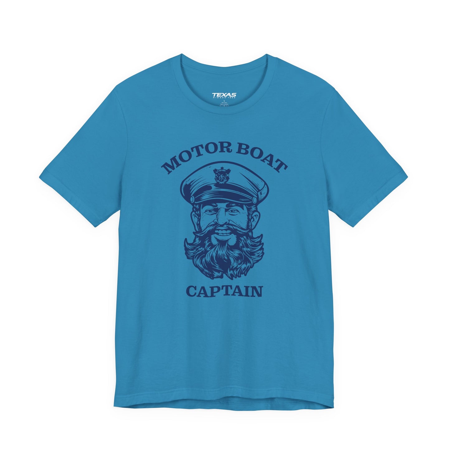 Motor Boat Captain — Unisex Cotton Tee