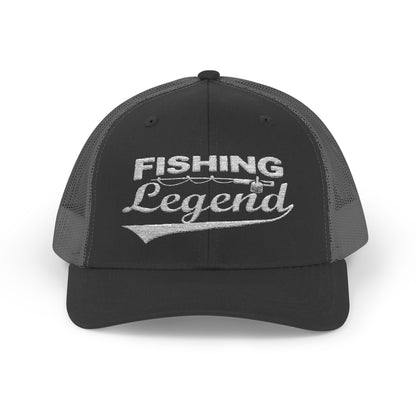 Fishing Legend — Embroidered Baseball Cap