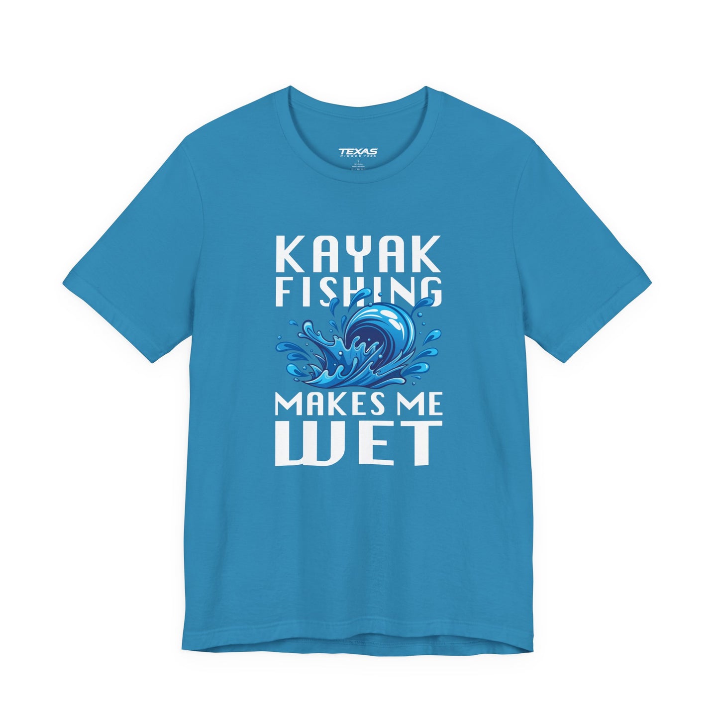 Kayak Fishing Makes Me Wet — Unisex Cotton Tee