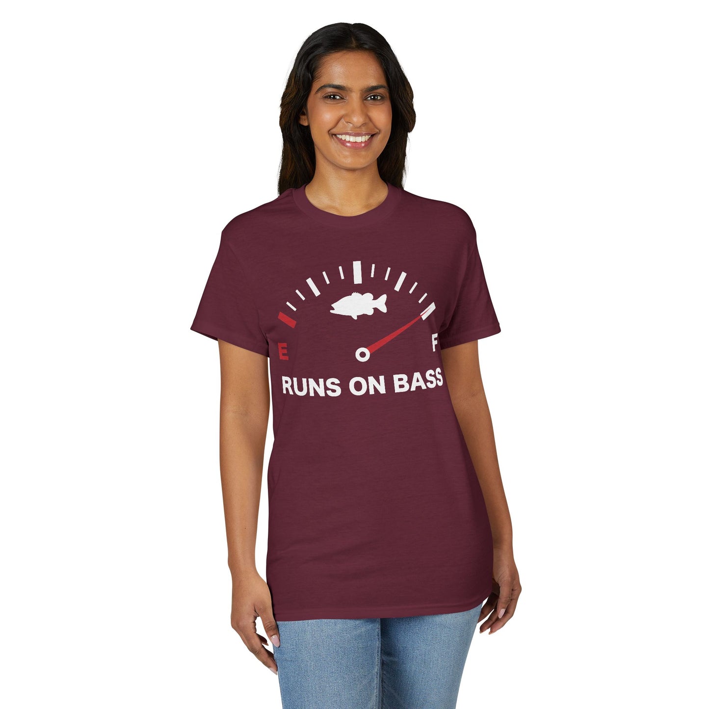 Runs on Bass — Unisex DryBlend® T-Shirt