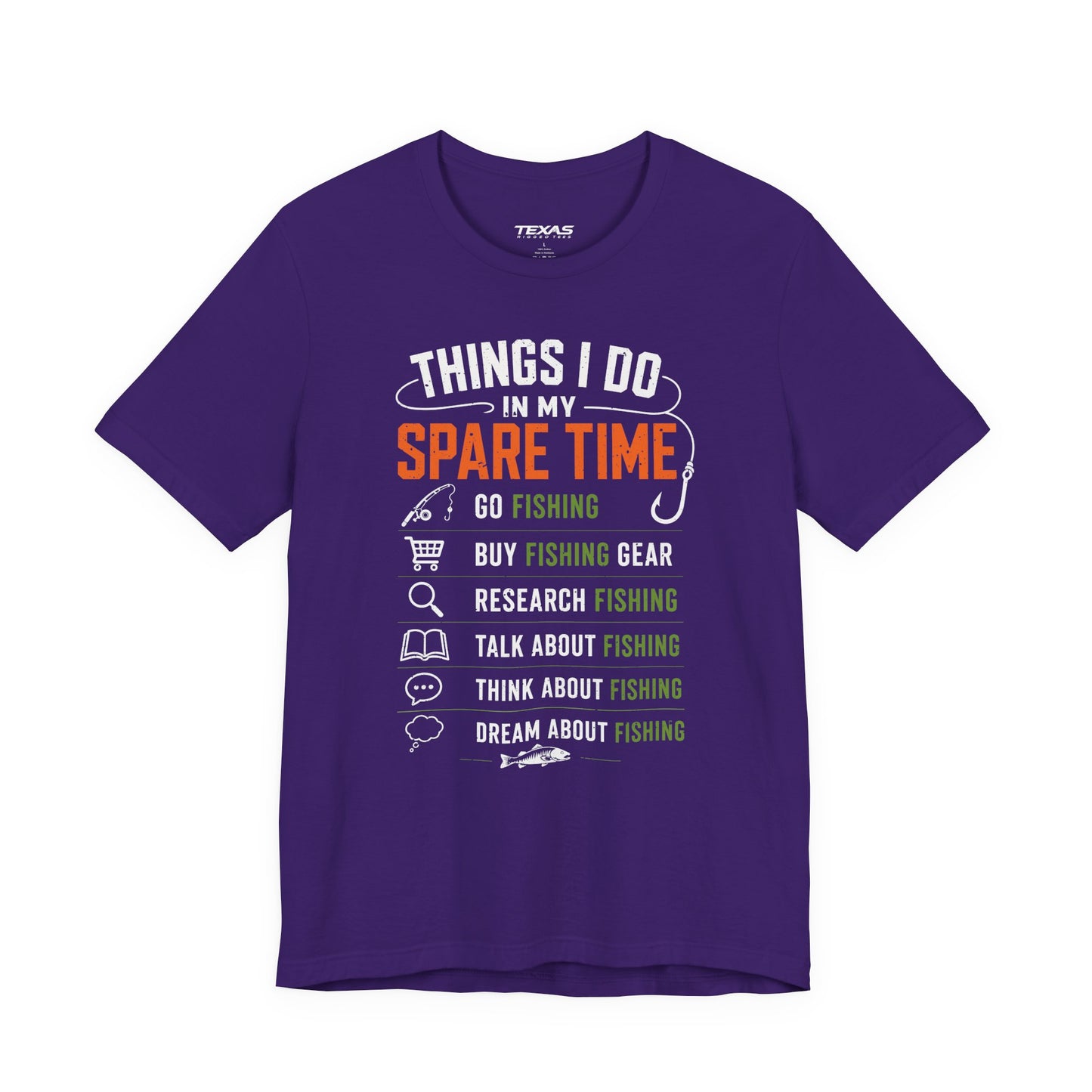 Things I Do in My Spare Time — Unisex Cotton Tee
