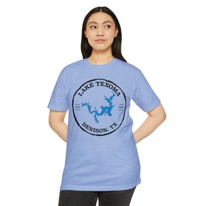 Lake Texoma — Unisex Cotton-Poly Blend T-Shirt