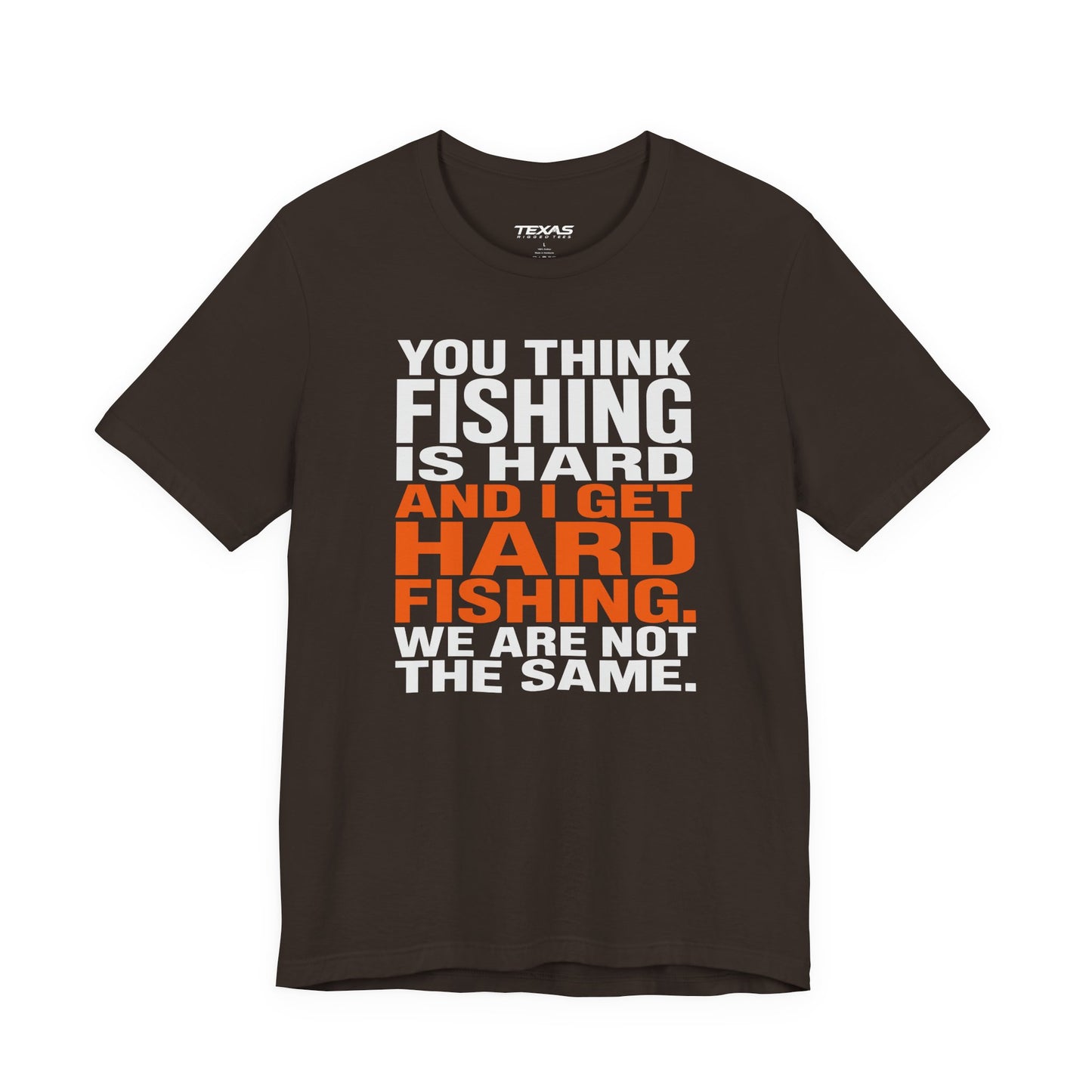 Hard Fishing — Unisex Cotton Tee