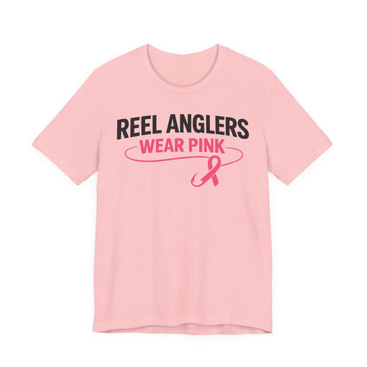 Reel Anglers Wear Pink — Unisex Cotton Tee