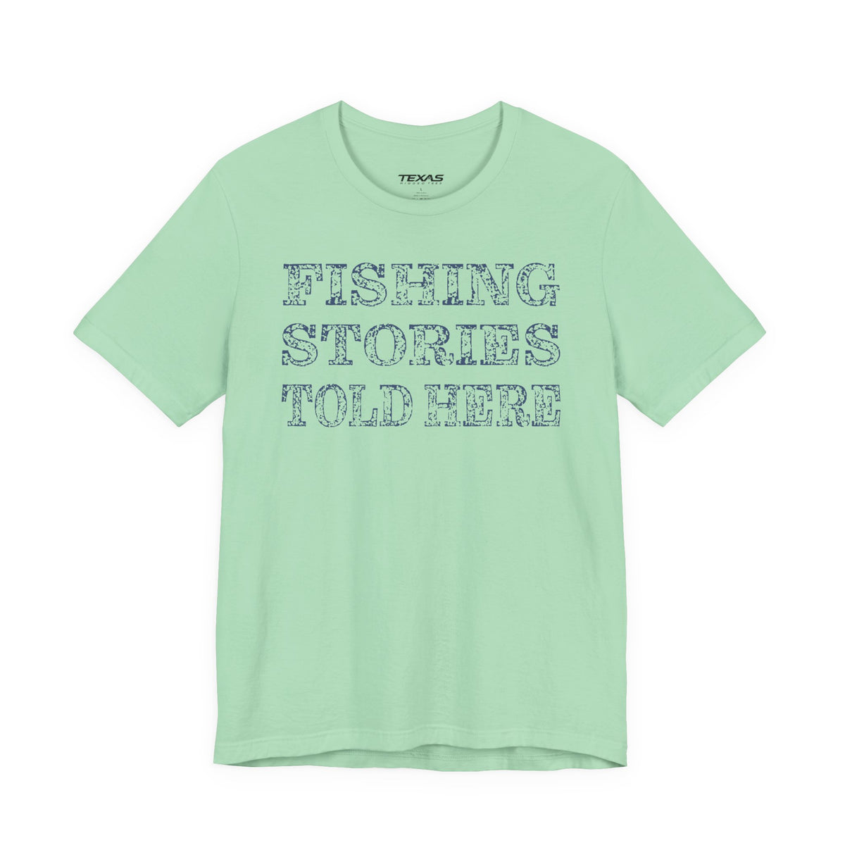 Fishing Stories Told Here — Unisex Cotton Tee