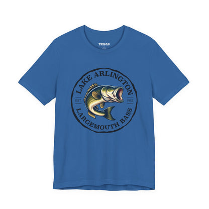 Lake Arlington Largemouth Bass — Unisex Cotton Tee