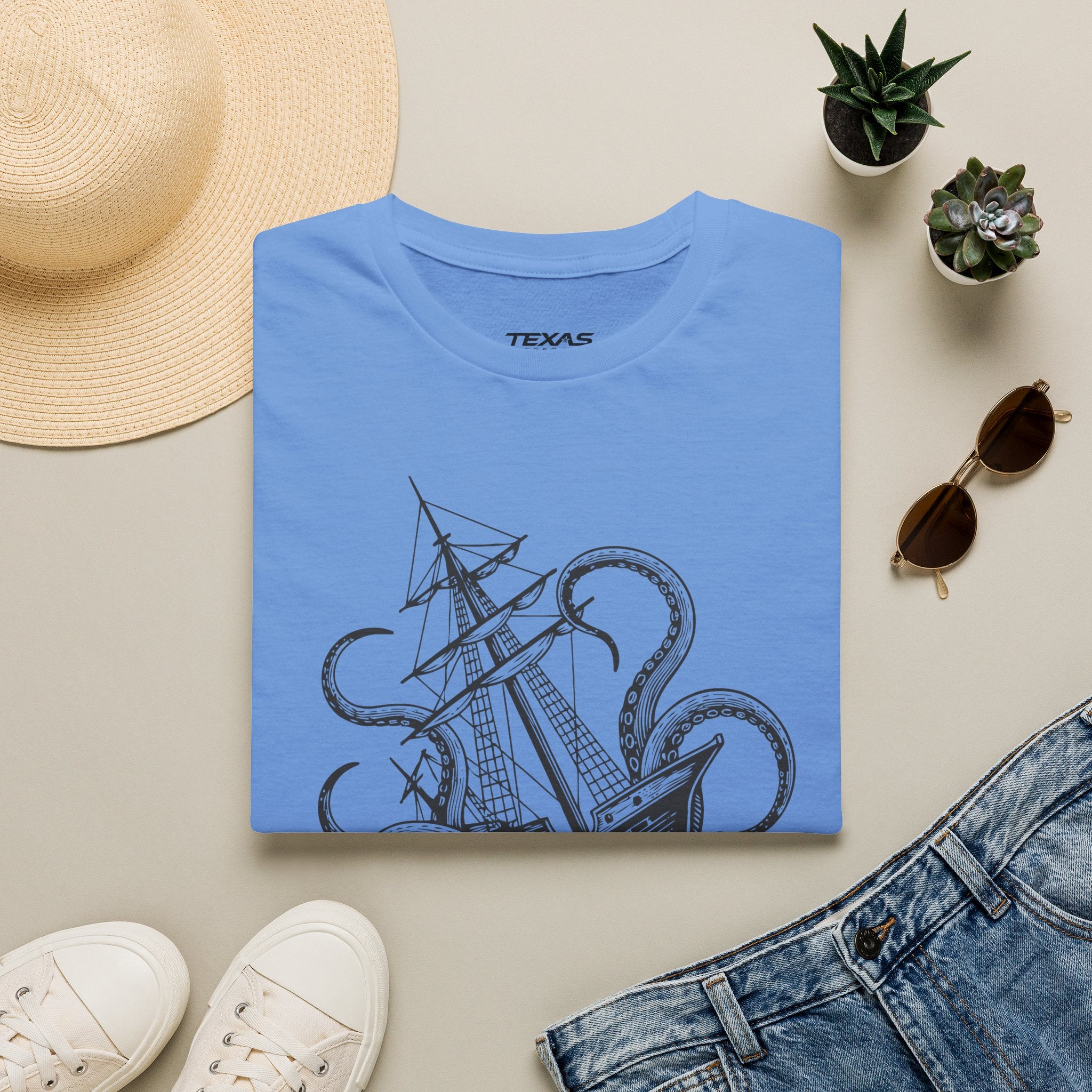 A smooth sea never made a skilled sailor — Unisex Cotton Tee