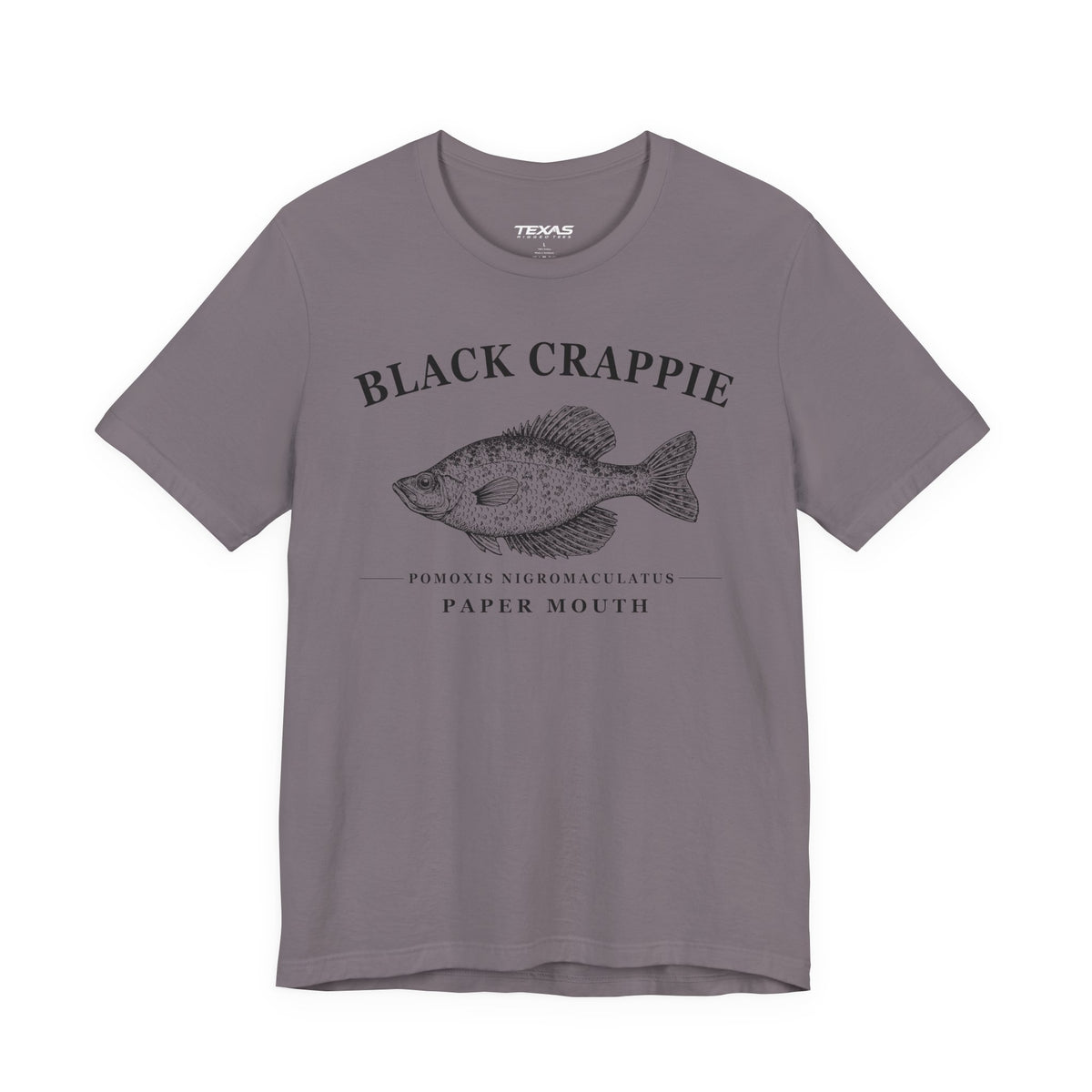 Black Crappie — Unisex Cotton Tee