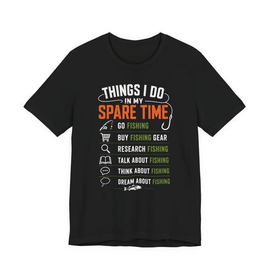 Things I Do in My Spare Time — Unisex Cotton Tee