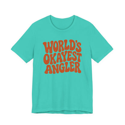 World's Okayest Angler — Unisex Cotton Tee