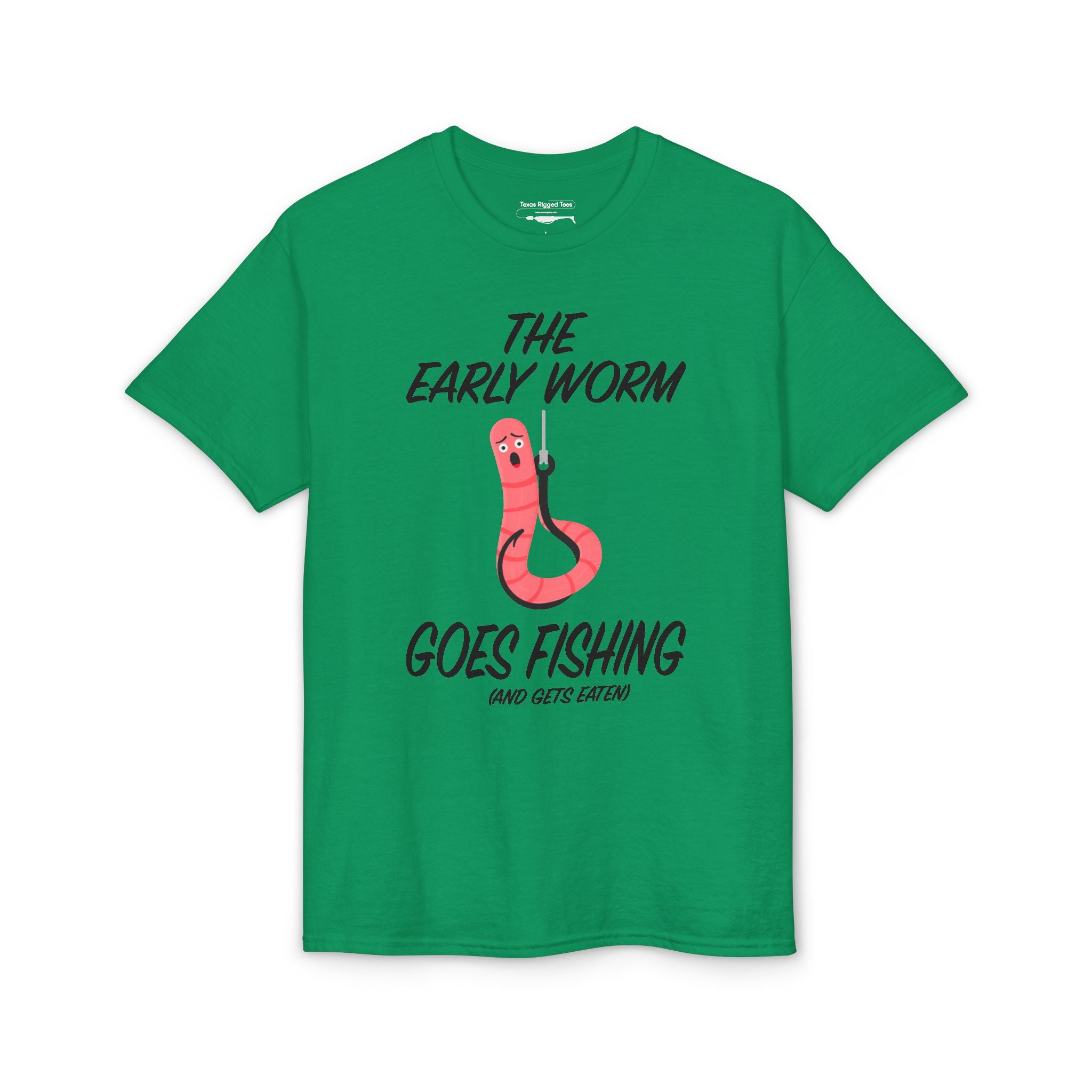 The Early Worm Goes Fishing (and Gets Eaten) — Unisex DryBlend® T-Shirt