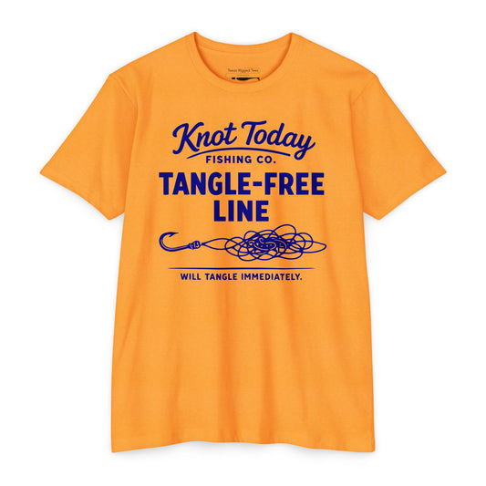 Knot Today Fishing Co. — Unisex Cotton-Poly Blend T-Shirt