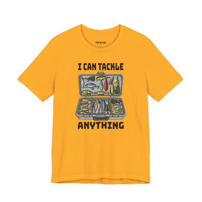 I Can Tackle Anything — Unisex Cotton Tee