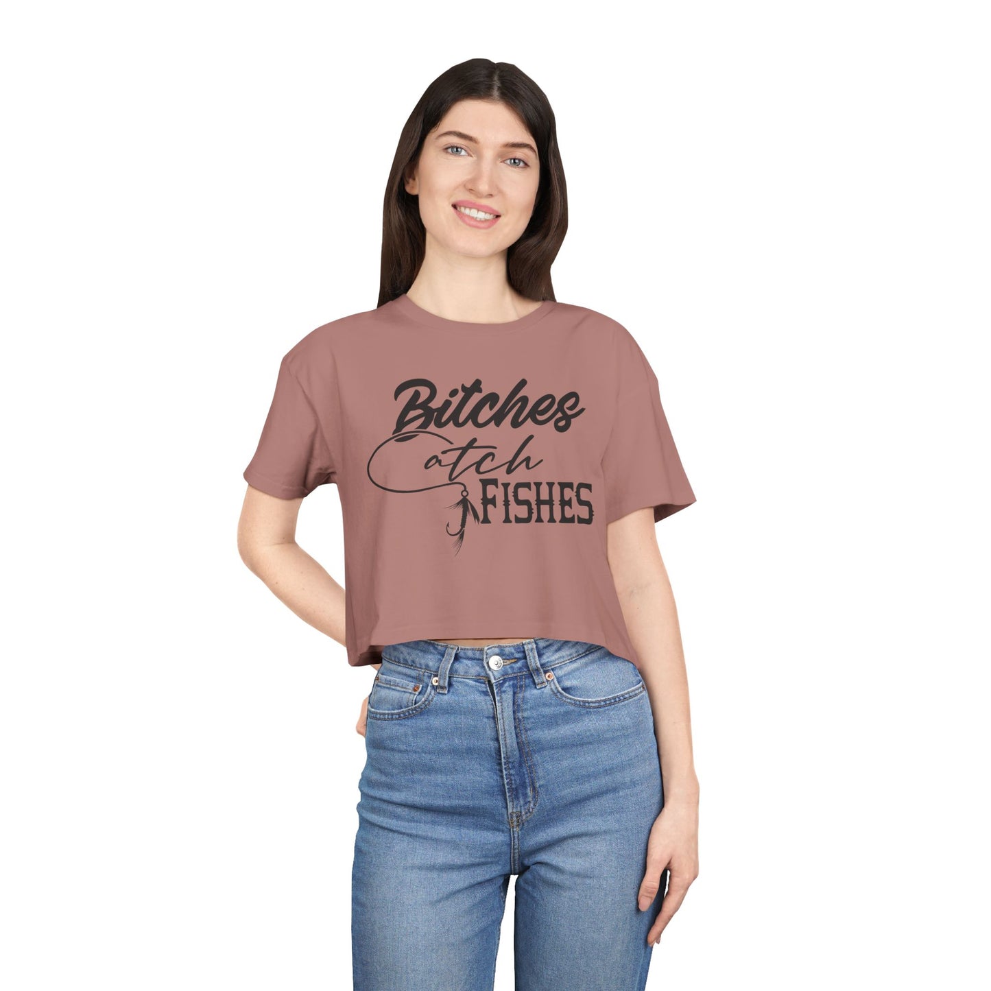 Bitches Catch Fishes — Women’s Crop Top