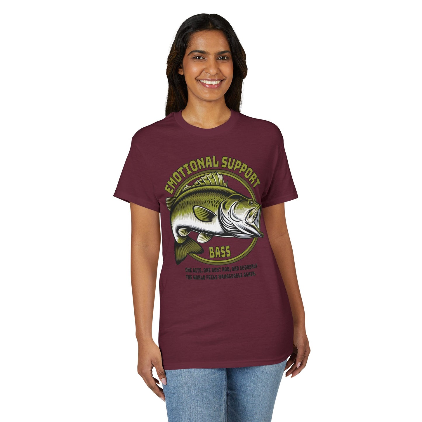 Emotional Support Bass — Unisex DryBlend® T-Shirt