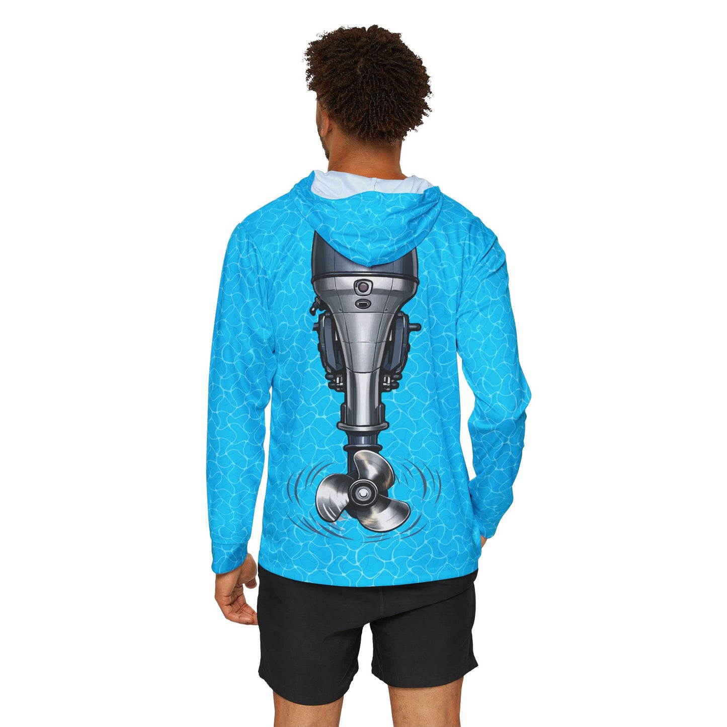 Outboard Motor — Unisex Fishing Pullover Hoodie (SPF 50+)