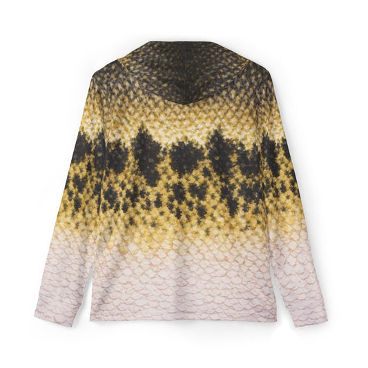 Largemouth Bass — Unisex Fishing Pullover Hoodie (SPF 50+)