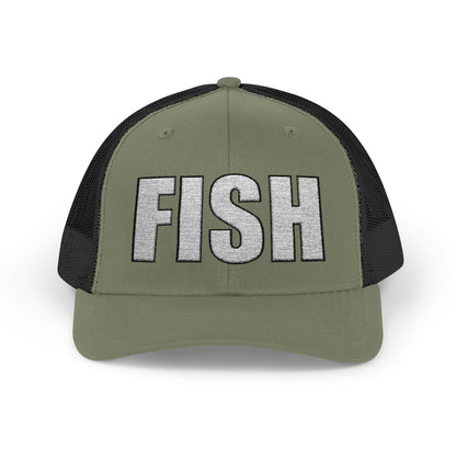 FISH — Embroidered Baseball Cap