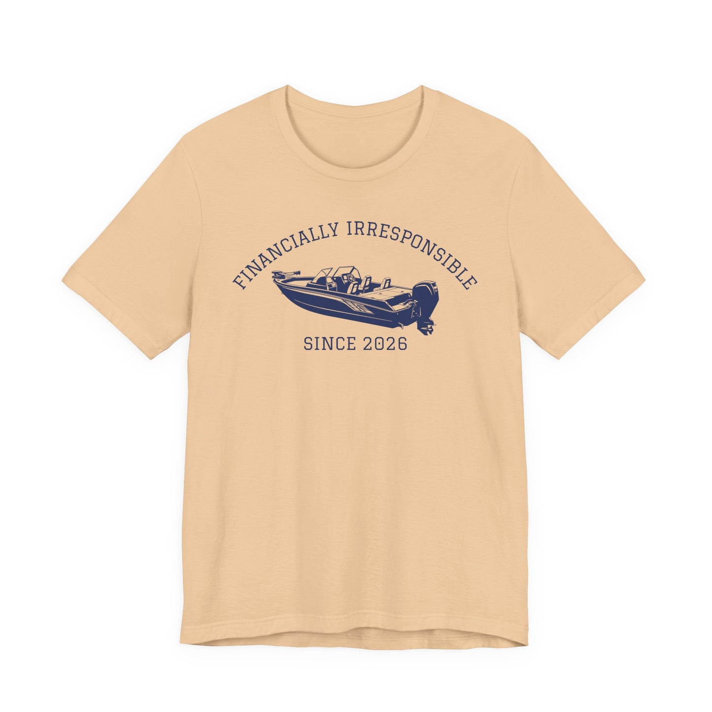 Financially Irresponsible Since XXXX (Boat Edition) — Unisex Cotton Tee