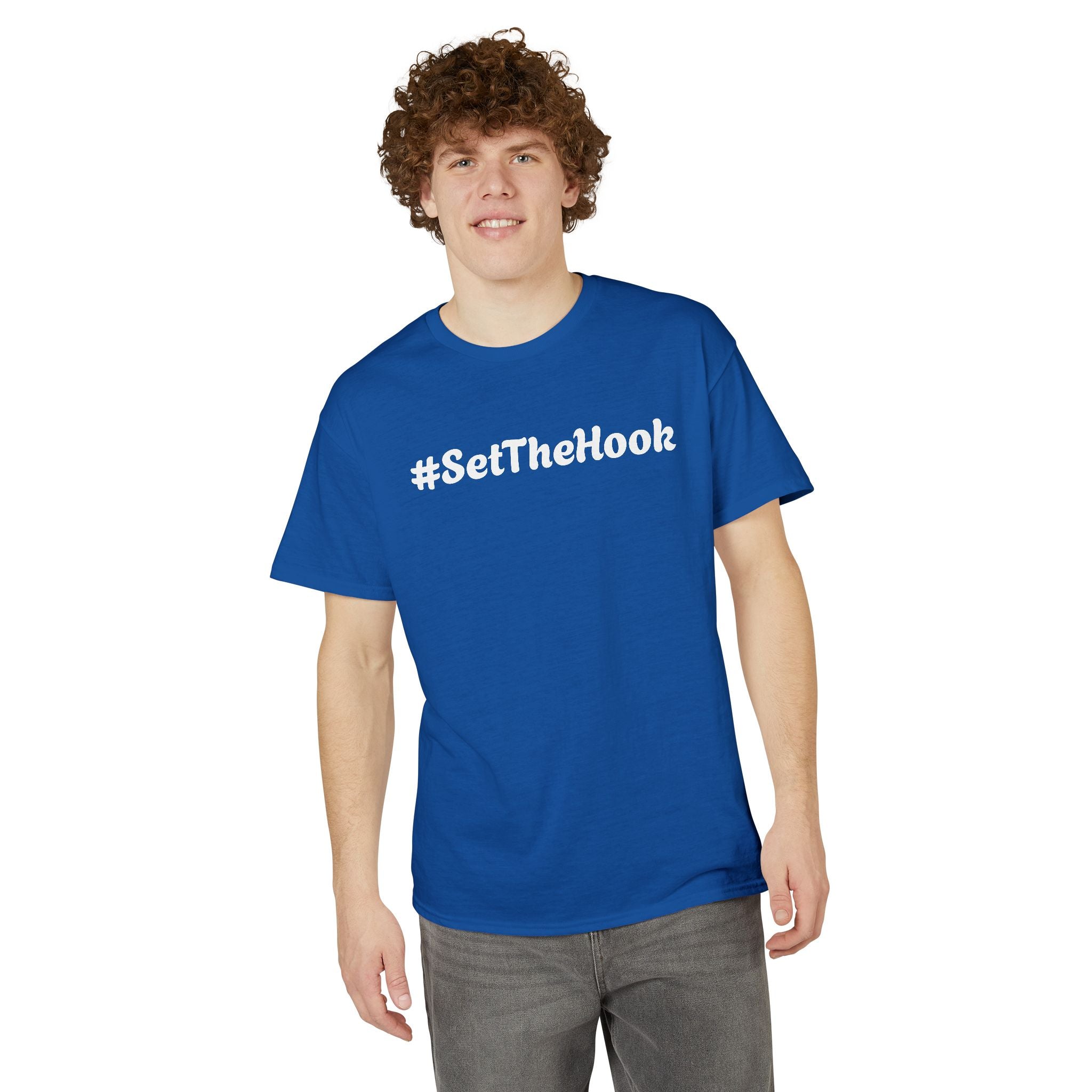 #SetTheHook — Unisex DryBlend® T-Shirt