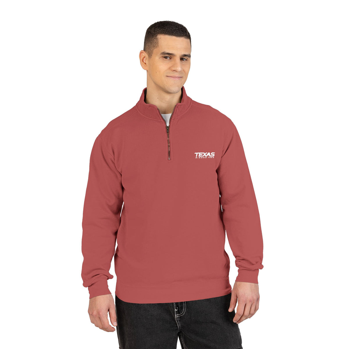 Texas Rigged Tees — Unisex Heavyweight Quarter-Zip Pullover