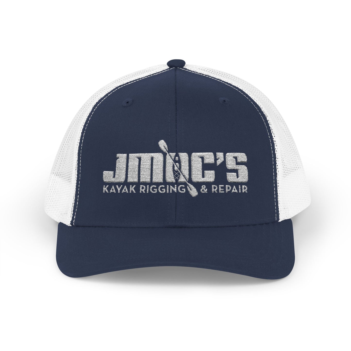 JMOC's Kayak Rigging & Repair (Light Logo) — Embroidered Baseball Cap