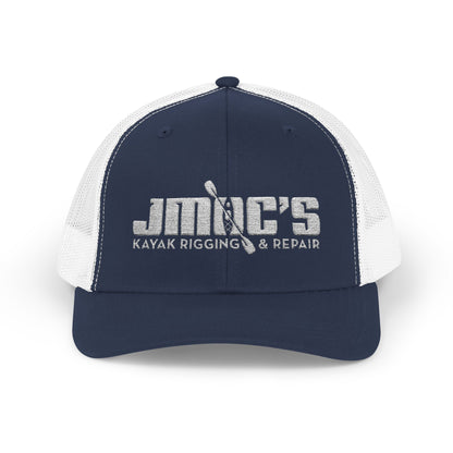 JMOC's Kayak Rigging & Repair (Light Logo) — Embroidered Baseball Cap