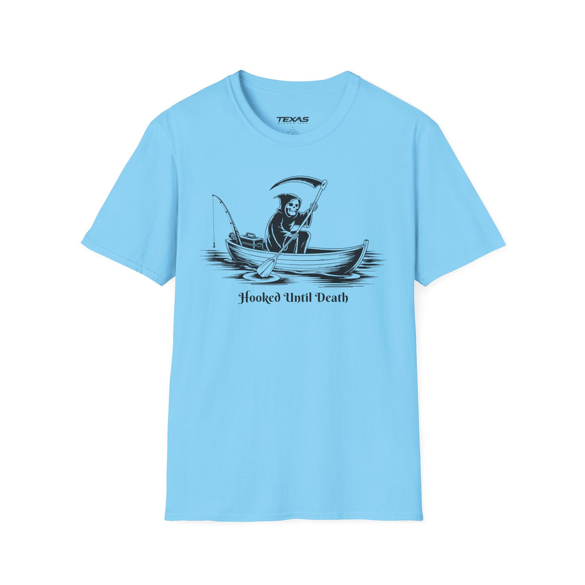 Hooked Until Death — Unisex Cotton Tee