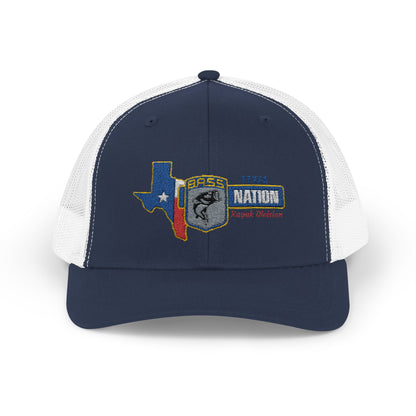Texas BASS Nation (Kayak Division) — Embroidered Baseball Cap