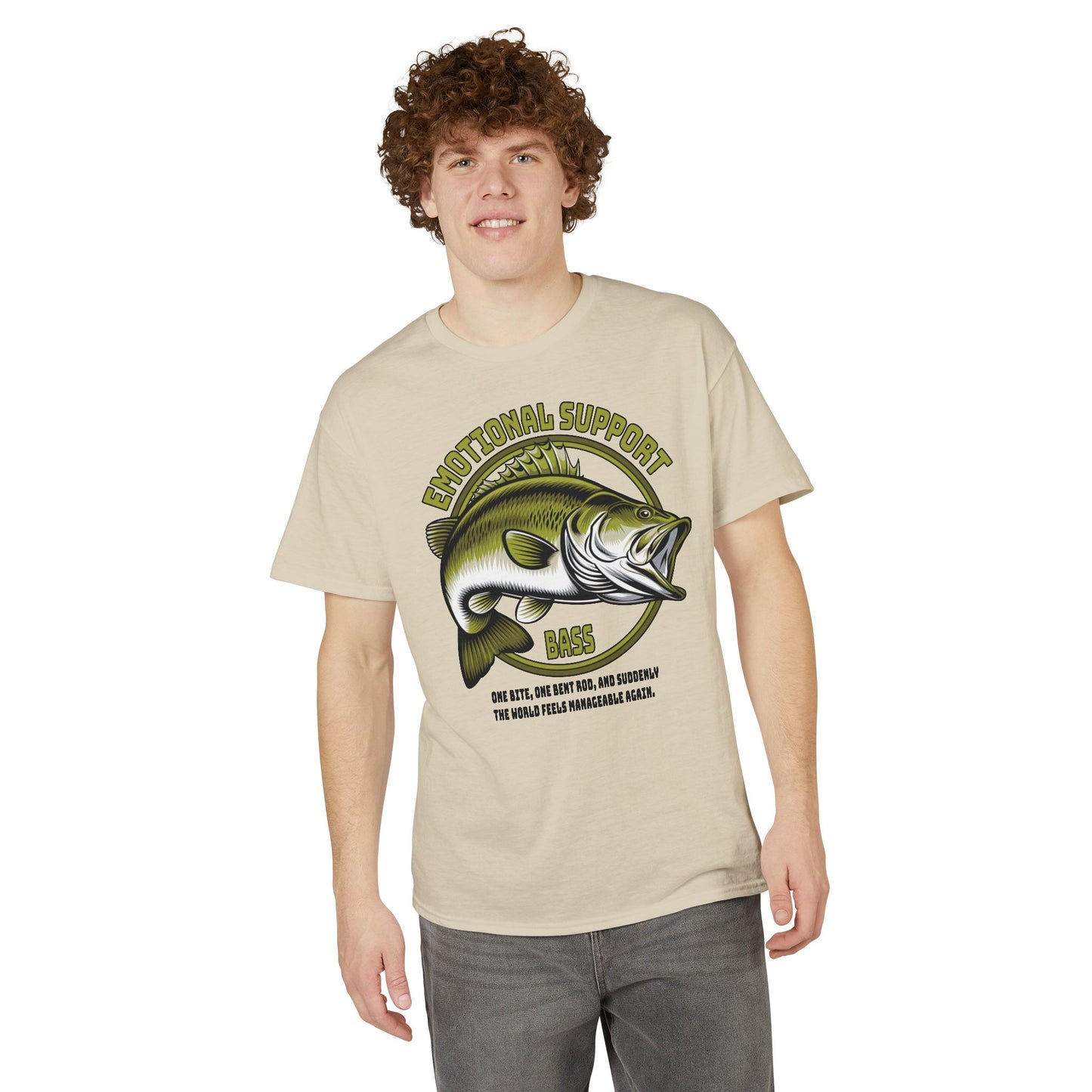 Emotional Support Bass — Unisex DryBlend® T-Shirt