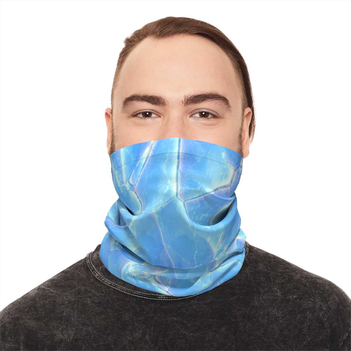 Fractal Ice — Unisex Neck Gaiter (SPF 50+)